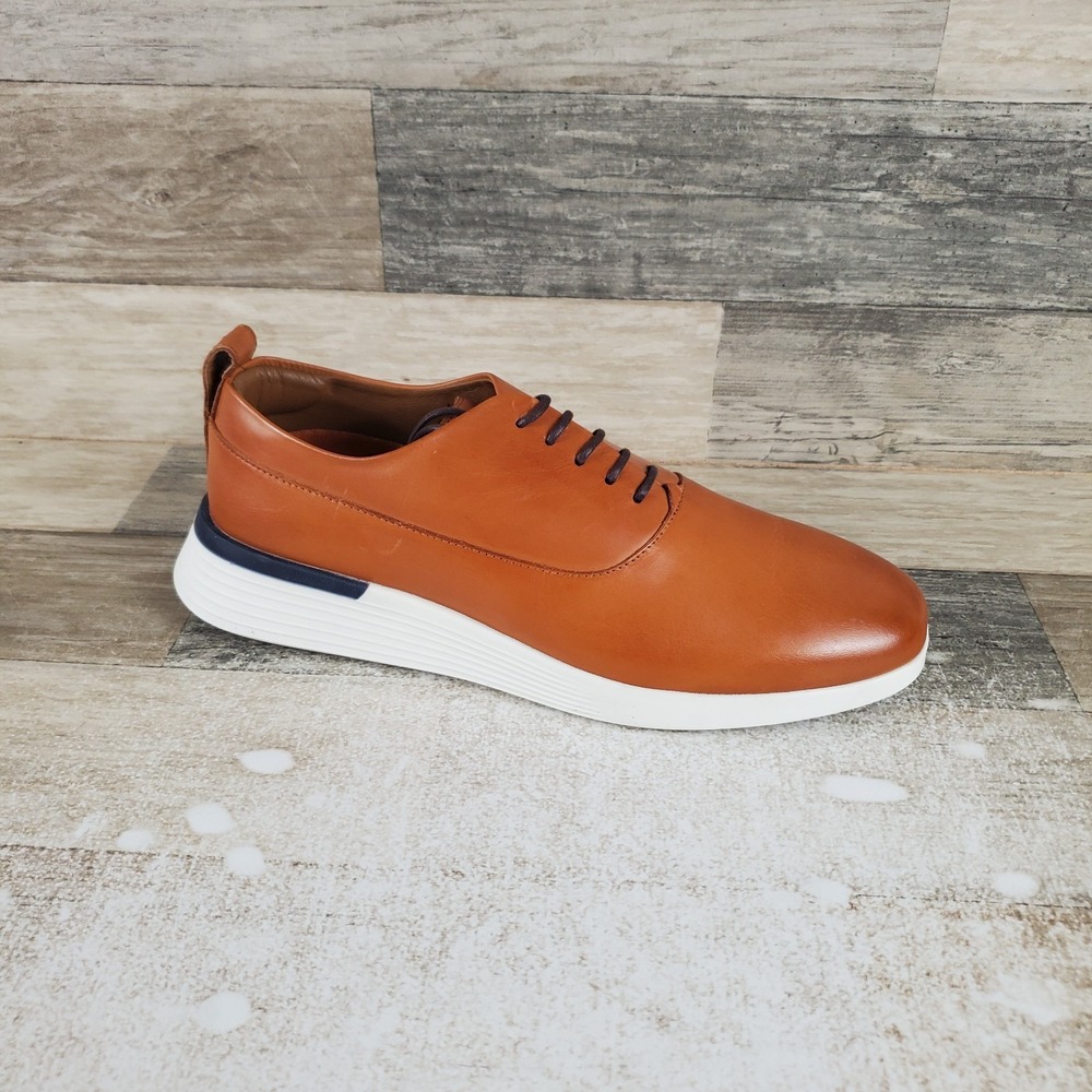 Wolf & Shepherd Crossover Longwing Men Oxford Sz 6 M Honey White Leather Lace Up